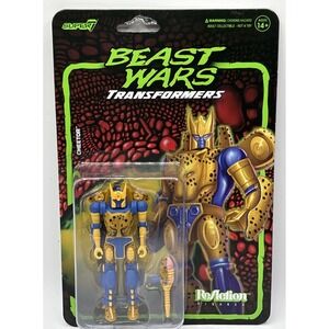 Super7 Beast Wars Transformers Cheetor ReAction Figure 3.75 Inch Maximal New